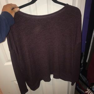 American eagle open back shirt